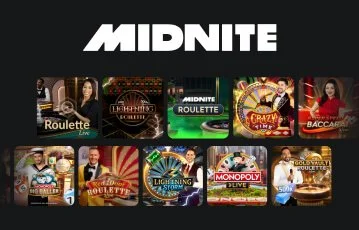 Midnite Casino Mobile Login Interface